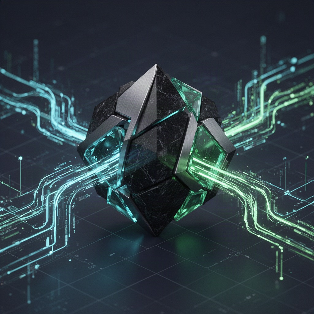 A hardware wallet connected to a laptop showing a cryptocurrency portfolio dashboard